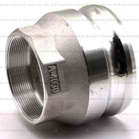 Камлок переходной A-4030 (папа 100 мм / 4" с внутренней резьбой 3", алюминиевый)