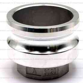 Камлок переходной A-3020 (папа 75 мм / 3" с внутренней резьбой 2", алюминиевый)